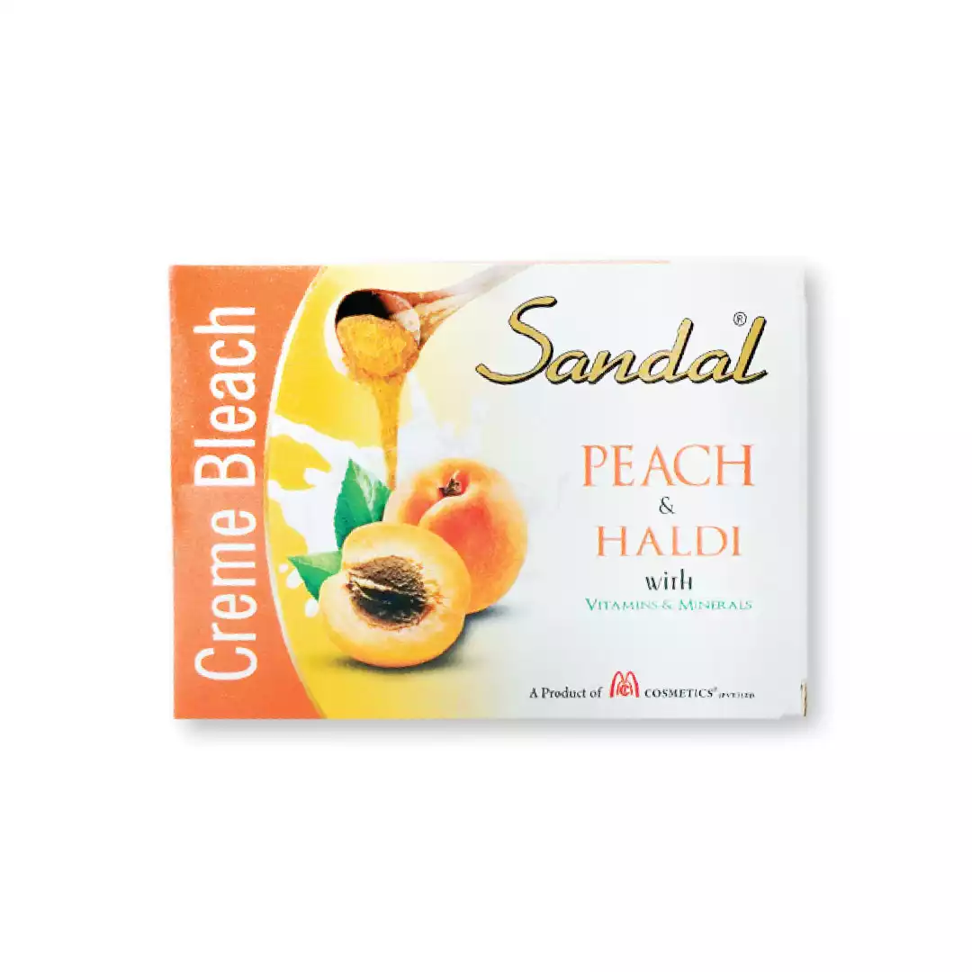 haldi bleach Peach Bleach Cream - The Perfect Solution for Brighter and Glowing Skin