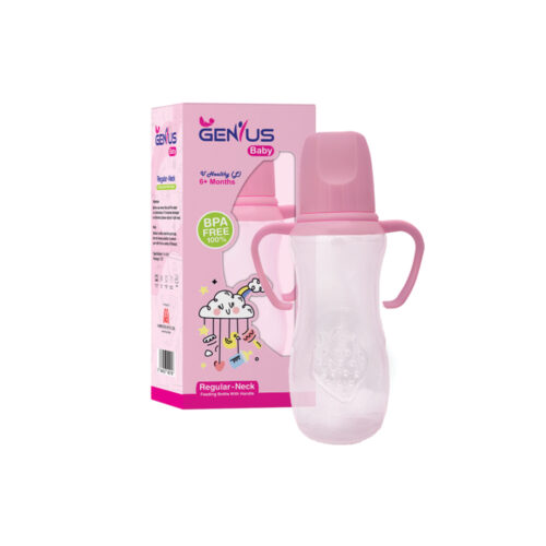Tpink1 Feeding Bottle- Transparent (Pink)